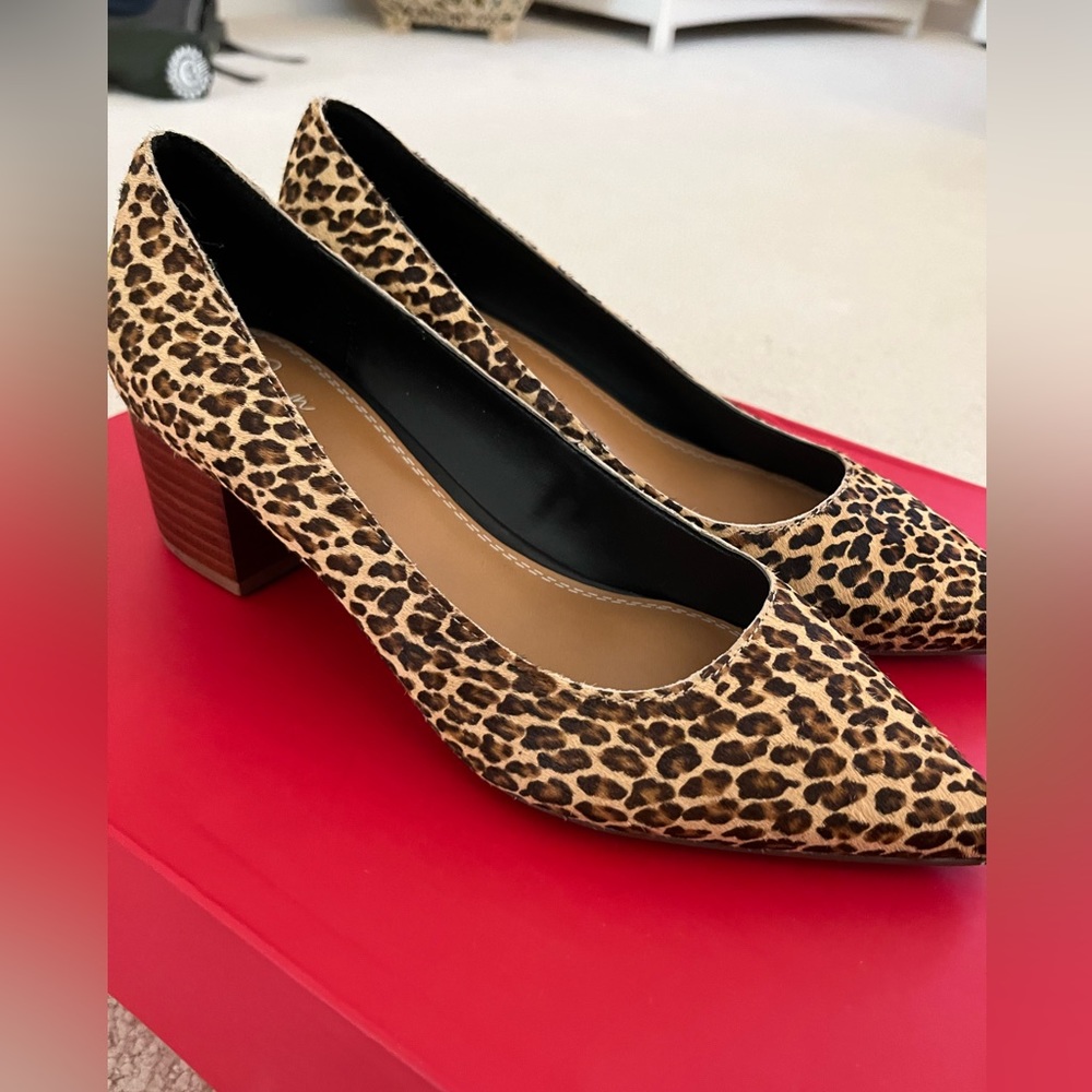 Brand NWOT leopard heels